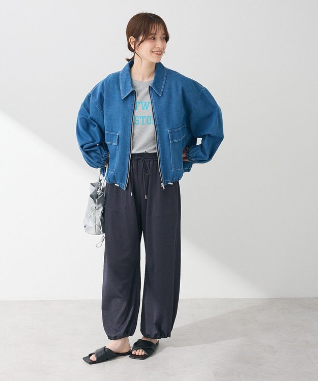 Green Parks 汗染み防止カレッジロゴボックスＴシャツ Charcoal Gray