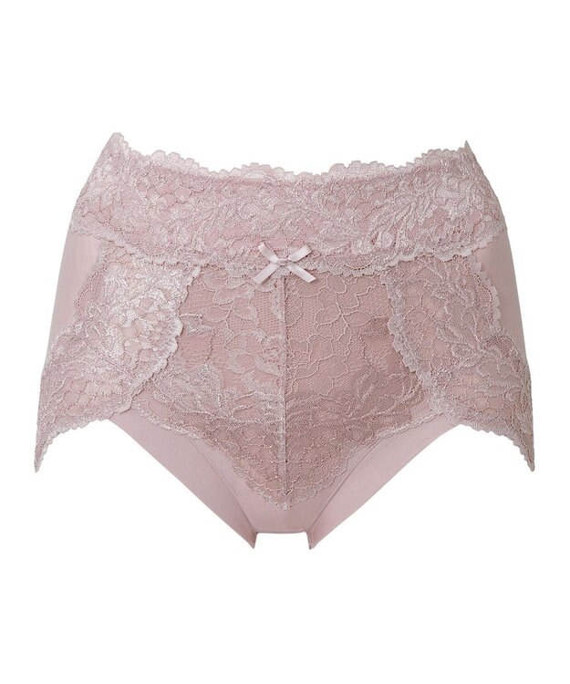 BRADELIS New York 【BRADELIS NewYork peace】おしりPラインレーシーショーツ23  深め 補正ショーツ ヌーディピンク