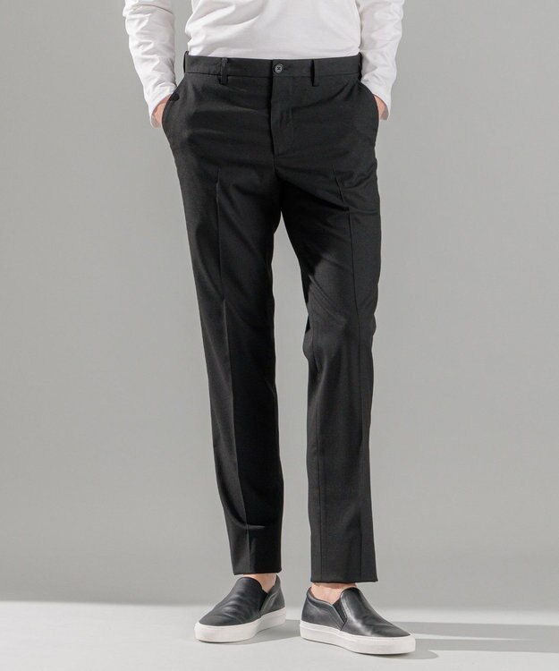 JOSEPH HOMME 新素材・新型【洗える/ストレッチ】キャリーマンストレッチ テーパードパンツ / CITY ブラック系