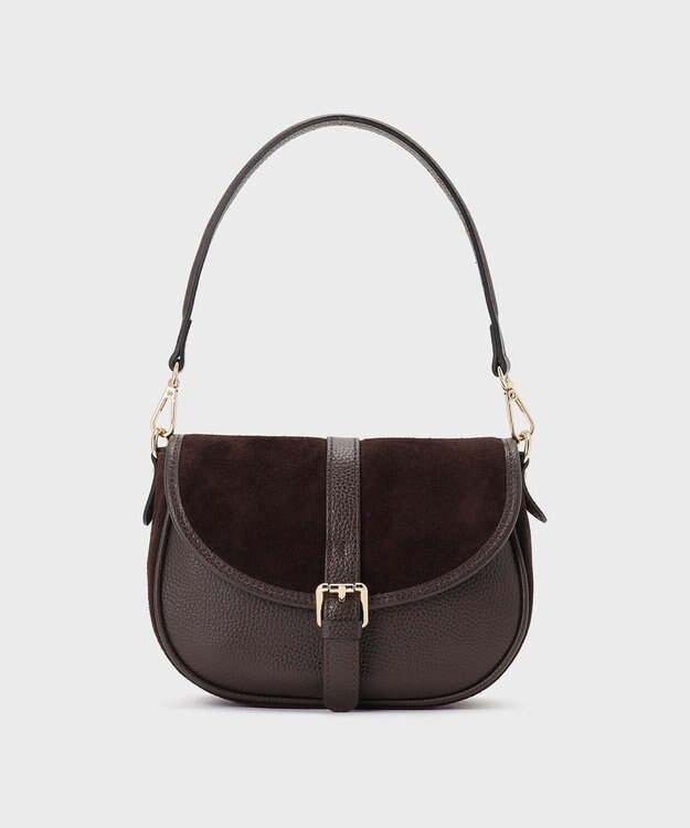 GRACE CONTINENTAL BIANCHINI スウェードバッグ ブラウン
