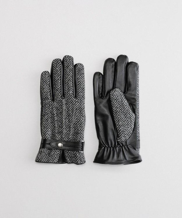 ORuKuBET Harris Tweedグローブ(MEN)【日本製・タッチパネル対応】 グレー