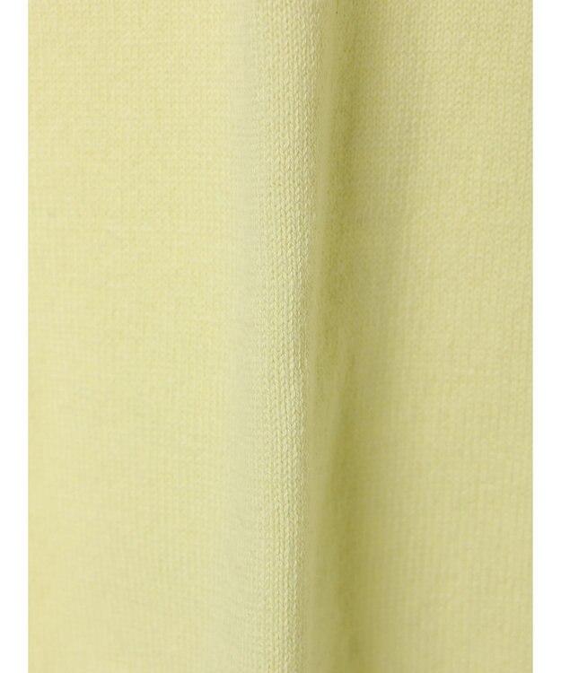 CRAFT STANDARD BOUTIQUE ＢＩＧカラー半袖ニットプルオーバー Lemon Yellow