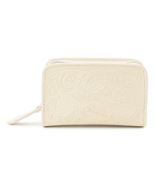 GRACE CONTINENTAL Zip mini pouch エクリュ
