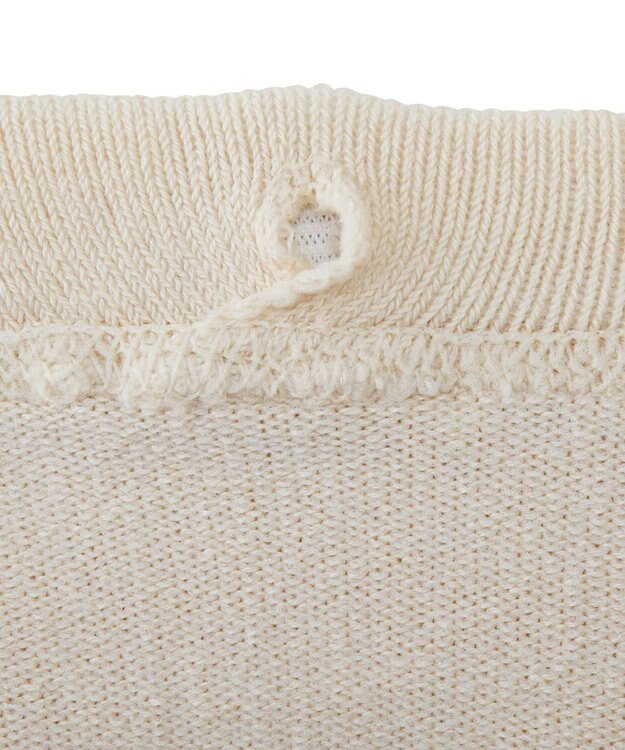 MIKI HOUSE HOT BISCUITS 【70-120cm】 顔ドン タイツ アイボリー