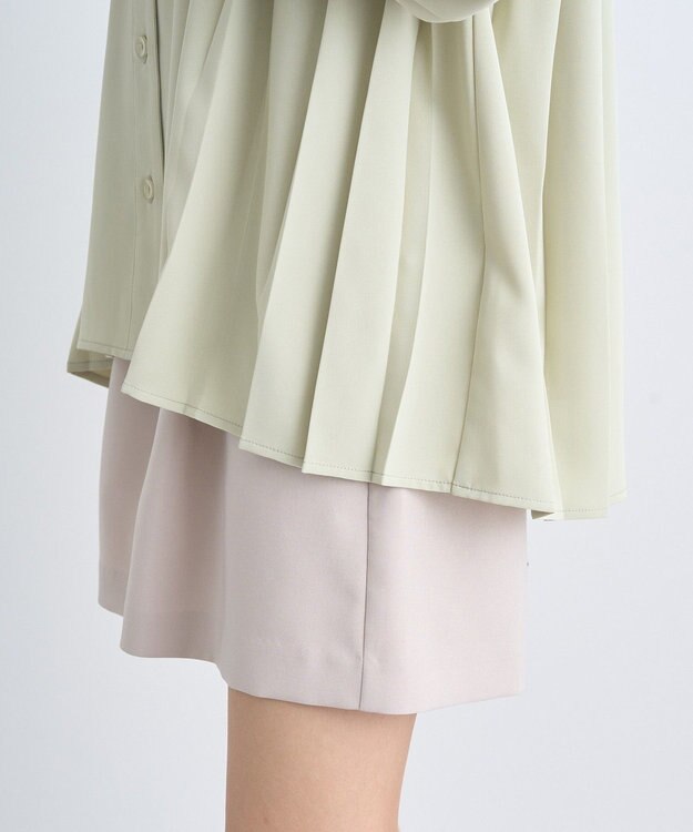 earth music&ecology バックプリーツブラウス Mint Green