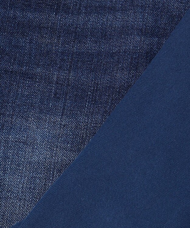 JOSEPH ABBOUD 【暖か起毛裏地付/ストレッチ】 レイヤード デニム パンツ ネイビー系