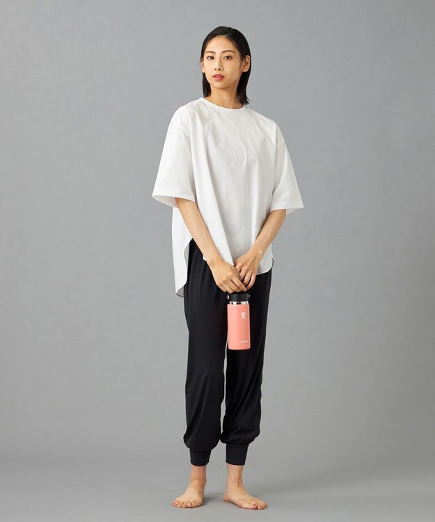 Chacott Chacott BALANCE EasyCare+ オーバーTシャツ ホワイト