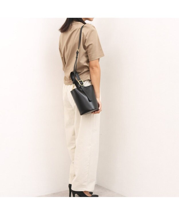 UNBILLION カシュカシュ cachecache / バックルワンハンドル2wayショルダー ブラック