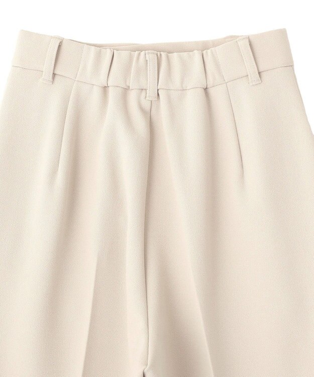 earth music&ecology センターシームフレアパンツ Light Beige