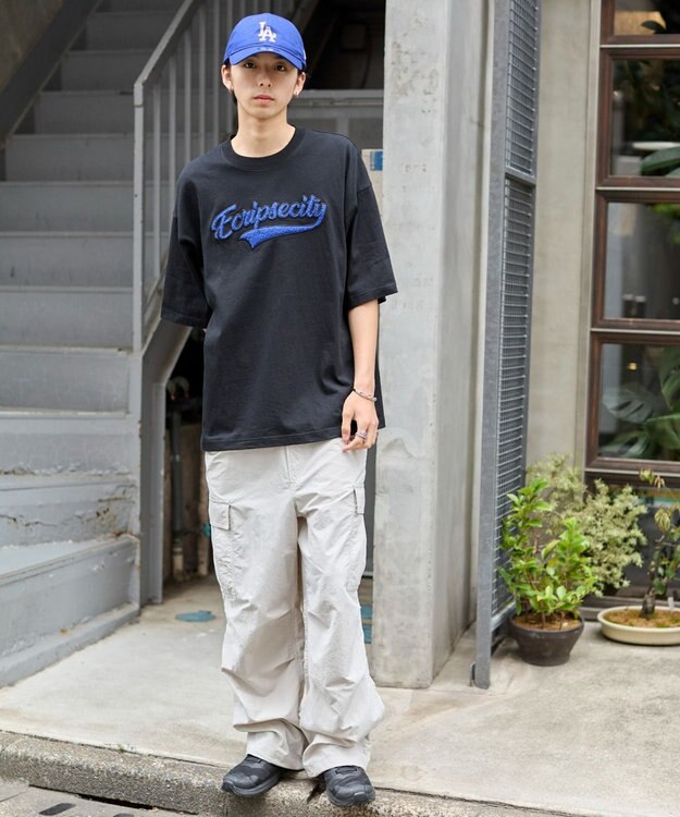 WEGO 【ユニセックス着用アイテム/MLサイズ展開】サガラワッペンロゴBIG　T（SS） ブラック