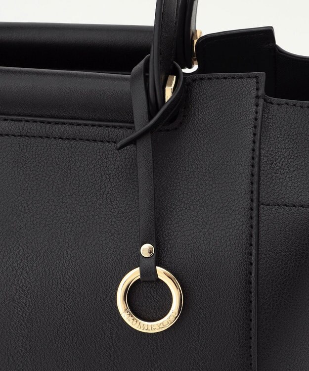 組曲 2wayハンドルトート バッグ ブラック系