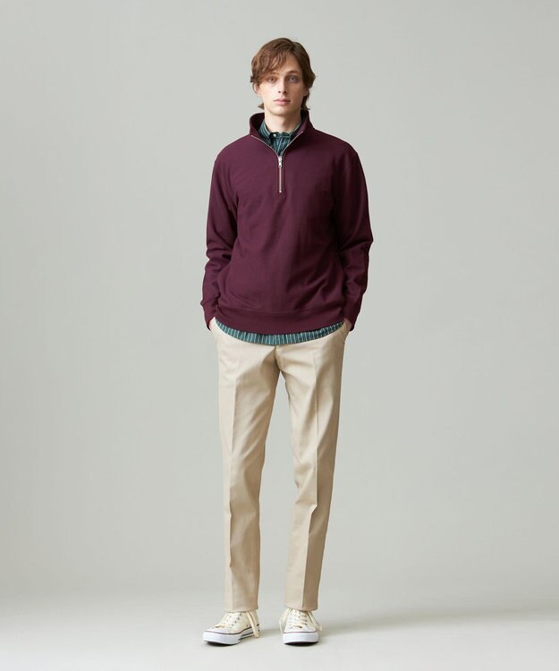 J.PRESS MEN KANEMASA マルチストライプジャージ シャツ ダークグリーン系1