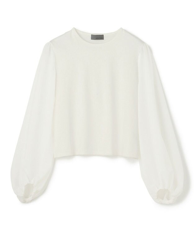 uncrave シアースリーブカットソー（uncrave STANDARD） グレージュ