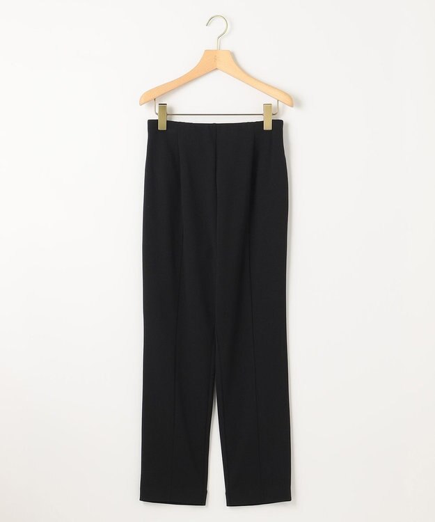 組曲 【吸湿・冷感・UVケア】スタイルアップジャージー パンツ ブラック系