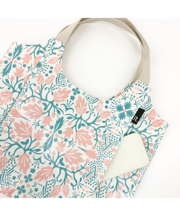 ROOTOTE 1026【肩掛け ラミネート加工】EU.ラウンド.ラミネート-R 01：フローラル