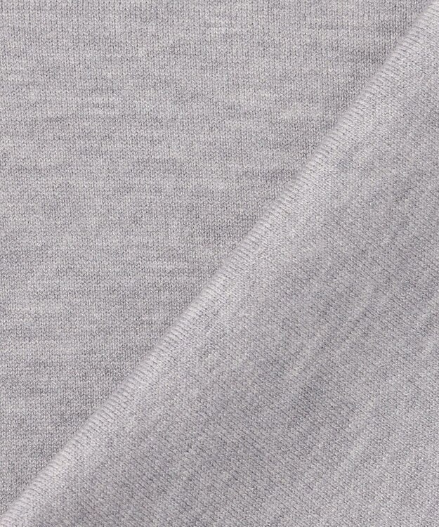 23区GOLF 【WOMEN】ロゴグラフィックもちもちニット ライトグレー系