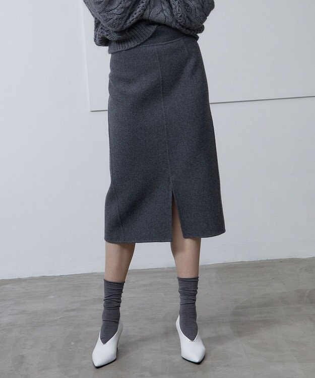 BEIGE， HANS / タイトスカート C Gray