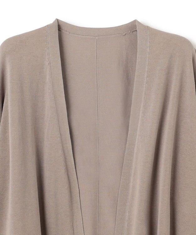 UNFILO イージー ショート カーディガン モカ