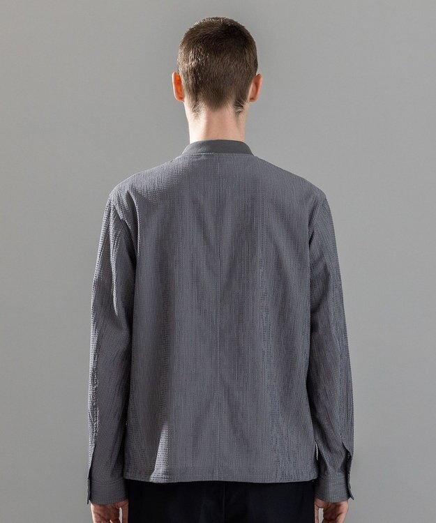 JOSEPH HOMME ＜新色追加＞新素材【通気性/ストレッチ】トリコサッカーストレッチ 　ジップアップブルゾン 【追加カラー】グレー系