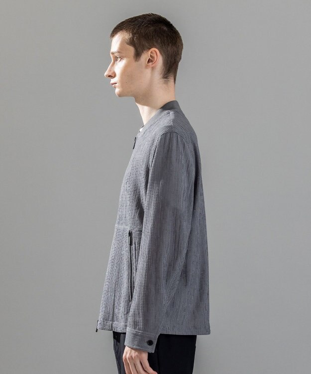 JOSEPH HOMME ＜新色追加＞新素材【通気性/ストレッチ】トリコサッカーストレッチ 　ジップアップブルゾン 【追加カラー】グレー系