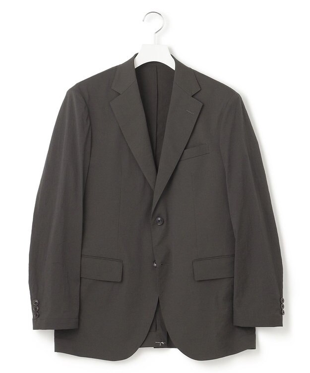 J.PRESS MEN 感動！？上品な見た目に着心地抜群なセットアップ【MECHANICAL】【超軽量 / 清涼感 / 洗える】ハイパワーストレッチジャケット ダークグリーン系