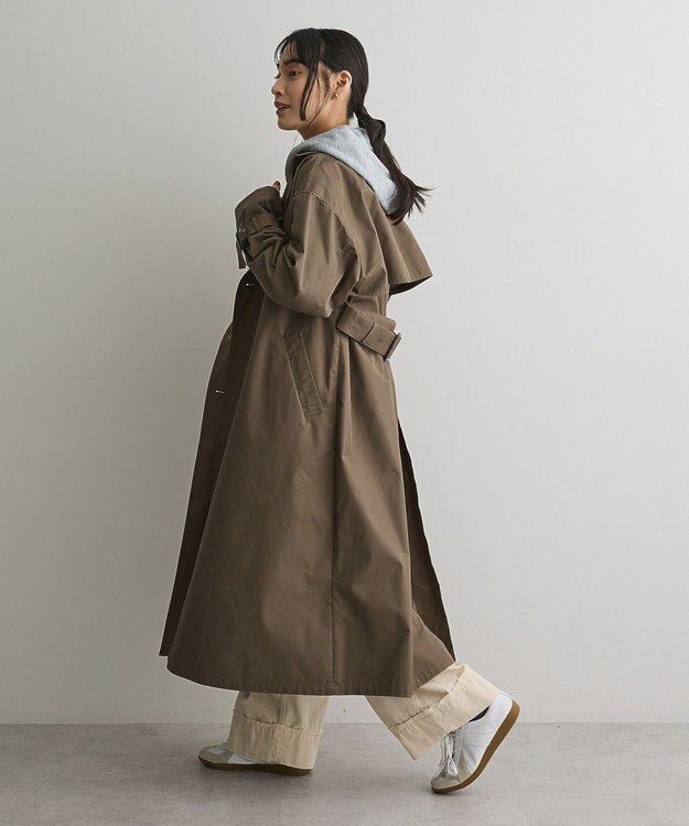 CRAFT STANDARD BOUTIQUE 2WAYフード取り外しトレンチコート Khaki