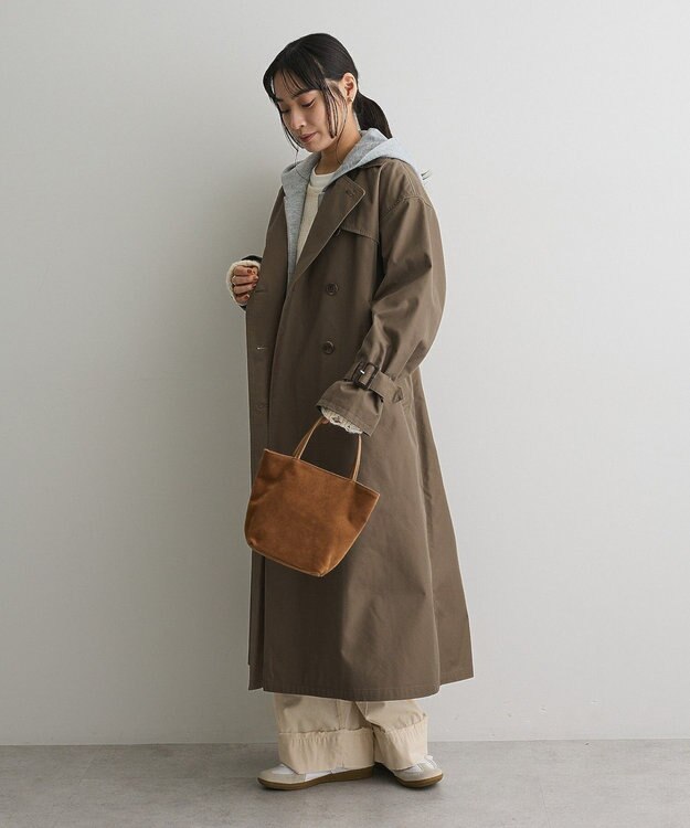 CRAFT STANDARD BOUTIQUE 2WAYフード取り外しトレンチコート Khaki