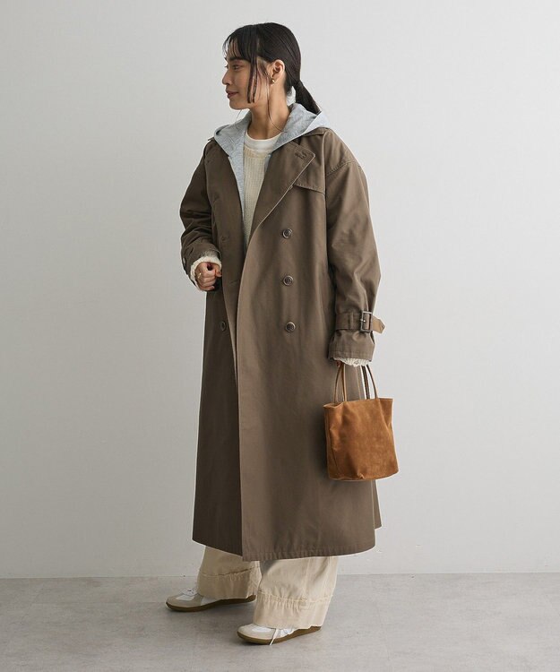 CRAFT STANDARD BOUTIQUE 2WAYフード取り外しトレンチコート Khaki