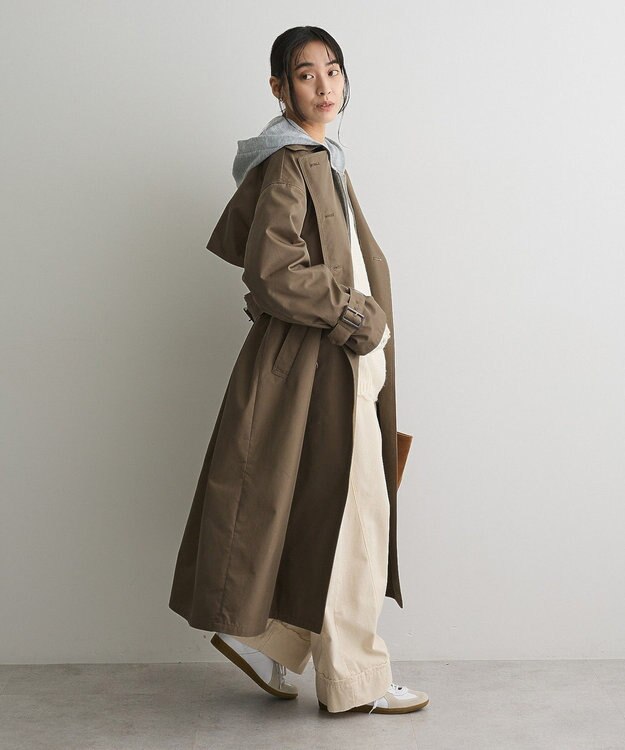 CRAFT STANDARD BOUTIQUE 2WAYフード取り外しトレンチコート Khaki