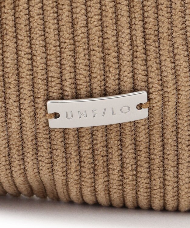 UNFILO コーデュロイ トートバッグ キャメル