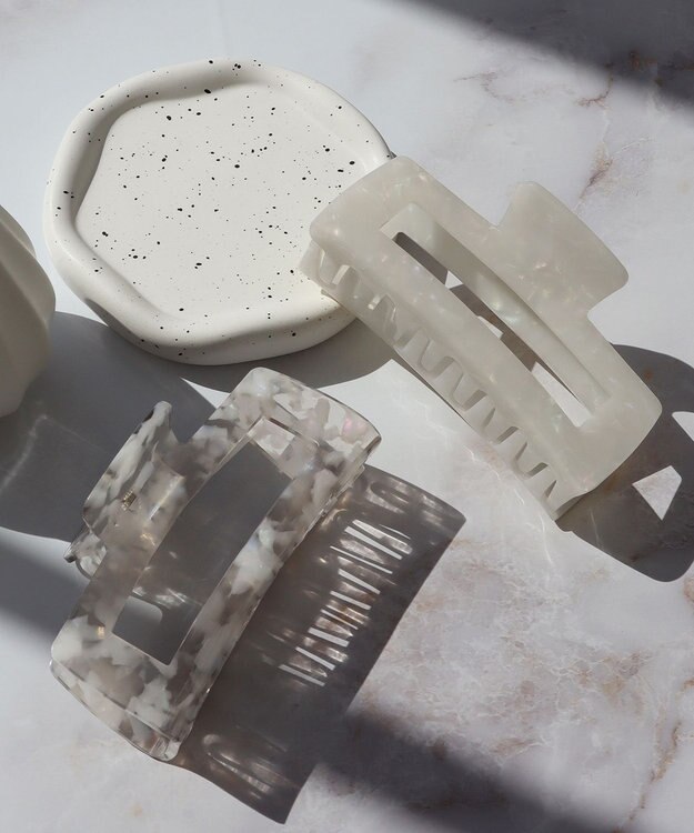 Tiaclasse シェルヘアクリップ シェルブラック