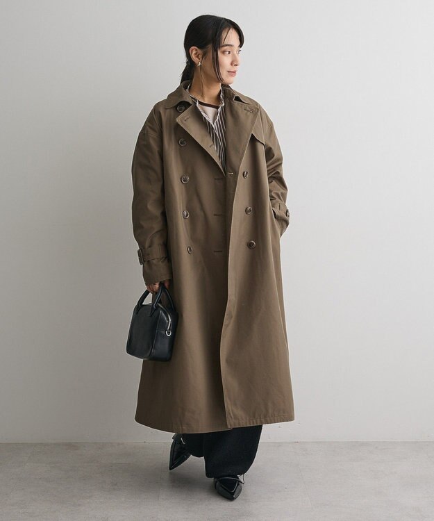 CRAFT STANDARD BOUTIQUE 2WAYフード取り外しトレンチコート Khaki