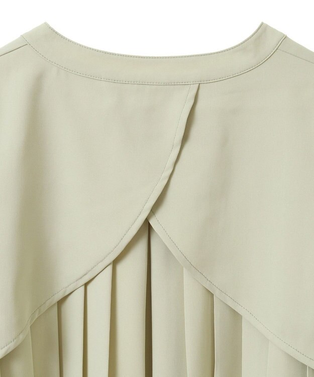 earth music&ecology バックプリーツブラウス Mint Green