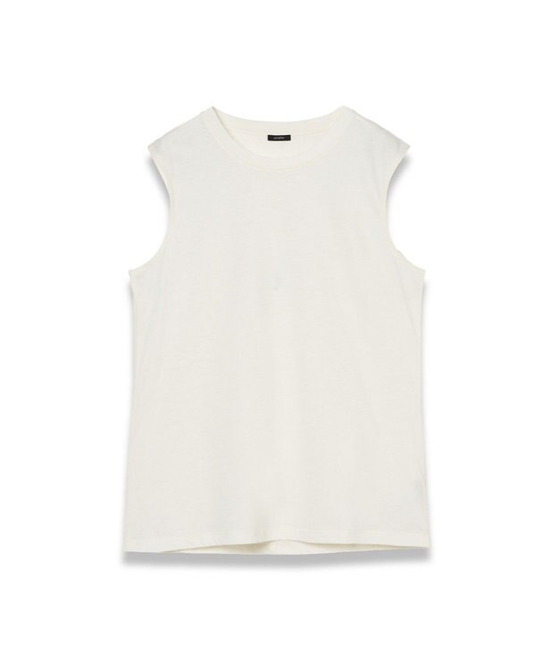 JOSEPH 【洗える】コットンシルク　ジャージータンクトップ White