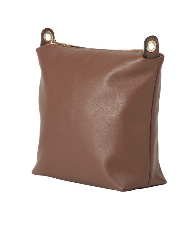 YECCA VECCA ポーチインショルダーバッグ Brown