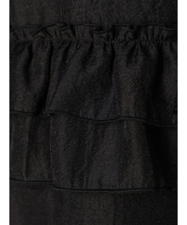 Green Parks ・ＥＬＥＮＣＡＲＥ　ＤＵＥ　シアーフリルティアードスカート Black