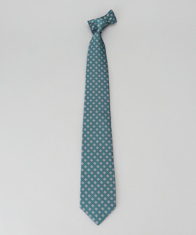 GOTAIRIKU GOTAIRIKU別注【日本製】シルク ネクタイ_小紋柄 ターコイズブルー系8
