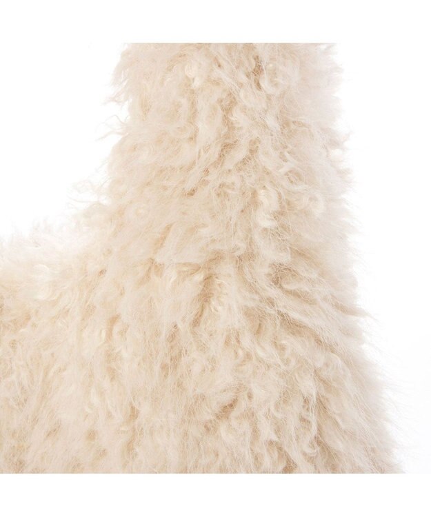 UNBILLION カシュカシュ cachecache / シャギーエコファーショッパーバッグ アイボリー