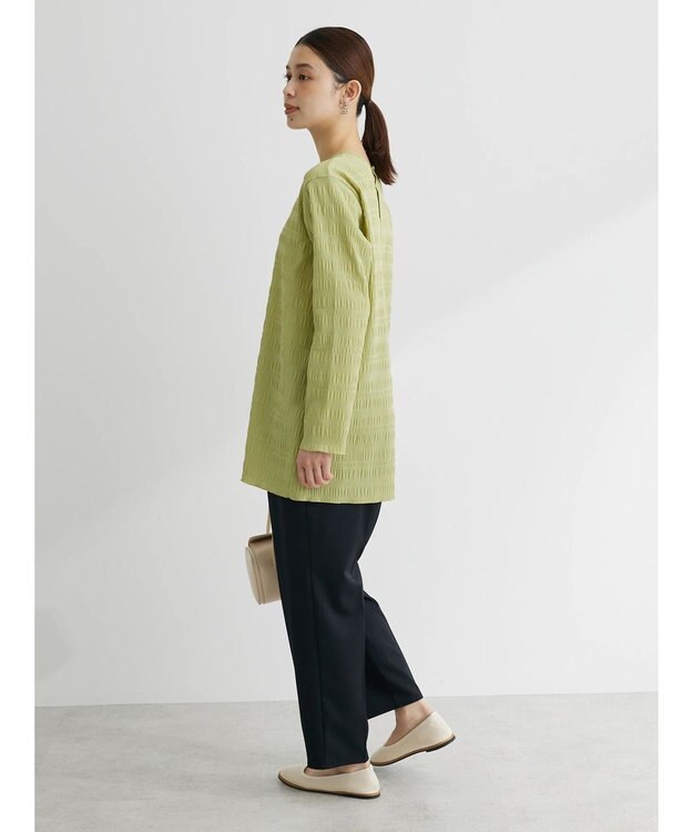 Green Parks ワッシャーデザインブラウス Green