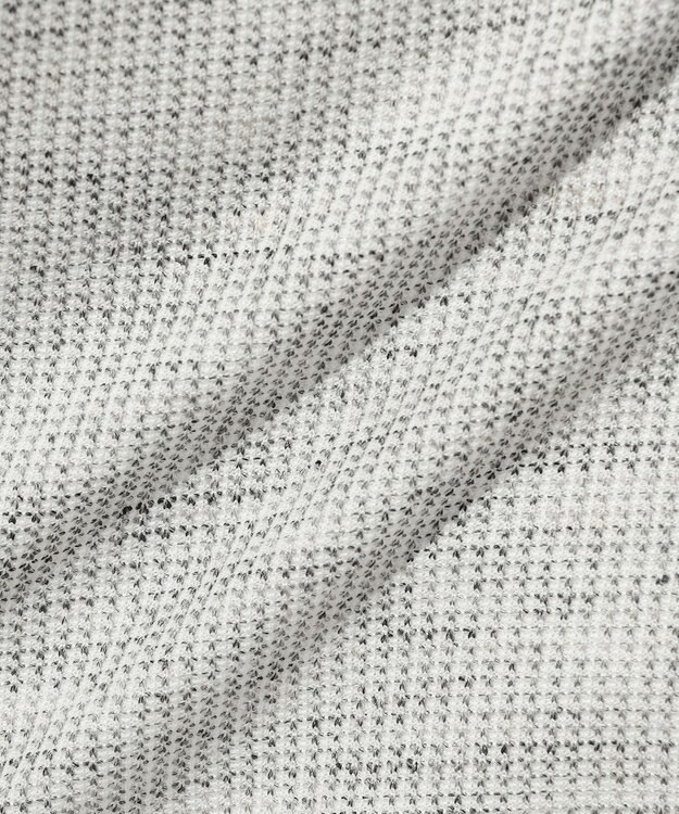 JOSEPH ABBOUD 【洗える・軽量・ストレッチ・速乾】ノルマンディーリネントップ ジャージー ジャケット ライトグレー系