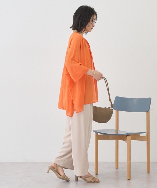 AMERICAN HOLIC Vネックポンチョシャツ Orange