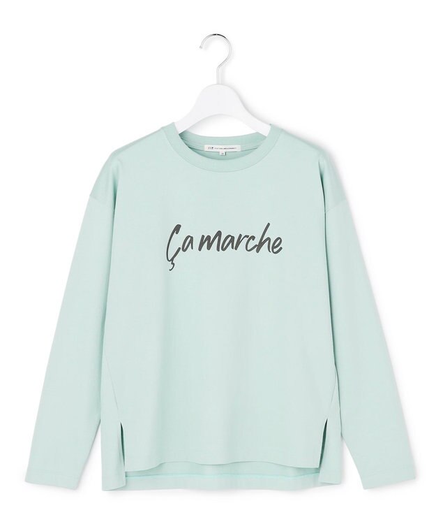 23区 【先行予約】Ca marche ロゴ ロングTシャツ ライトグリーン系