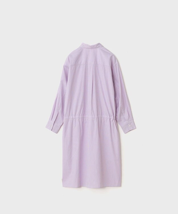 LENO SHIRTS DRESS CANDY STRIPE / シャツワンピース PINK
