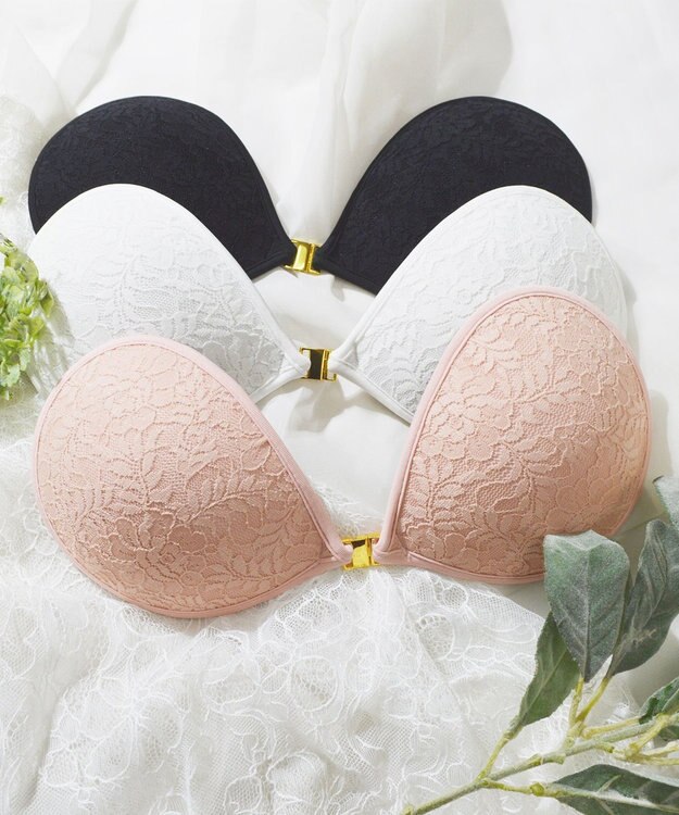 BRADELIS New York 【NuBra / ナチュラルタイプ】ヌーブラ・エアーライト カリーナ  蒸れにくい バックレス コレクション デザインヌーブラ 正規品 ホワイト