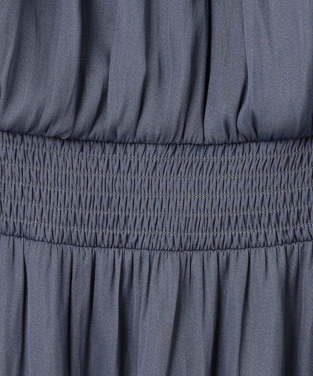 ANY SIS 【洗える】カッセンハシゴレース ワンピース スモーキーブルー