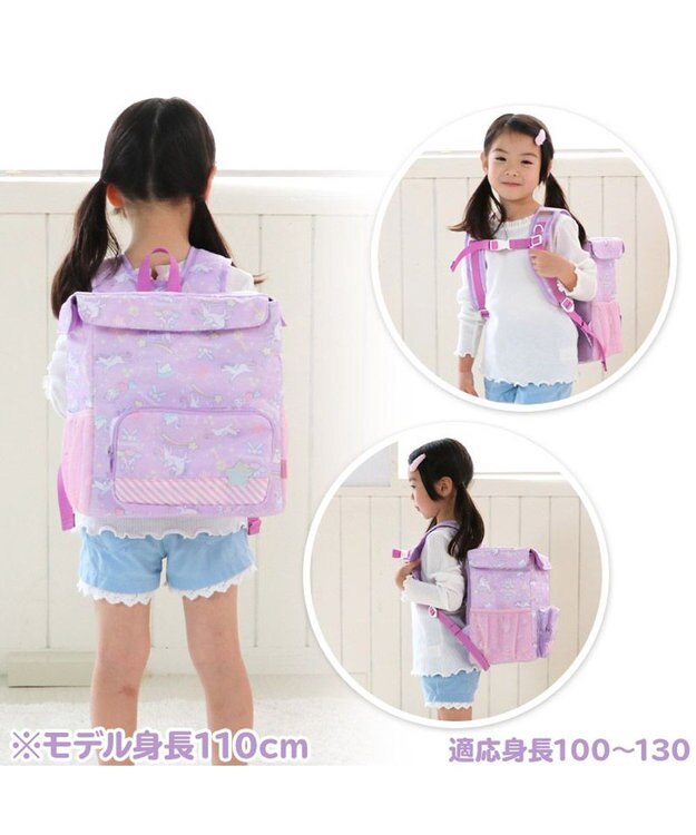 Mother garden マザーガーデン ユニコーン スクエアリュック 紫