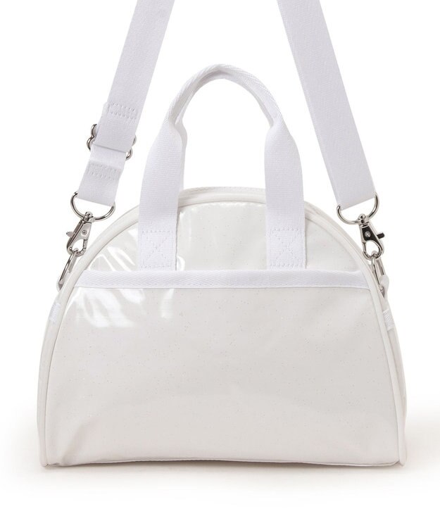LeSportsac ROUND SM SATCHEL/ホワイトグリマーシャイン ホワイトグリマーシャイン