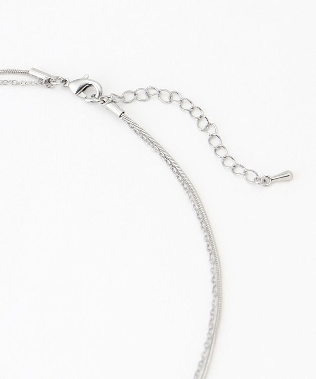 ANY ２連ラウンドネックレス シルバー