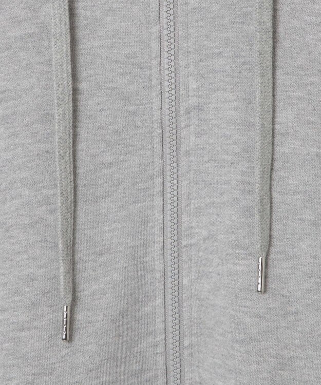 WEGO 【SCHOOLITEM】ルーズフィットジップパーカー 杢グレー