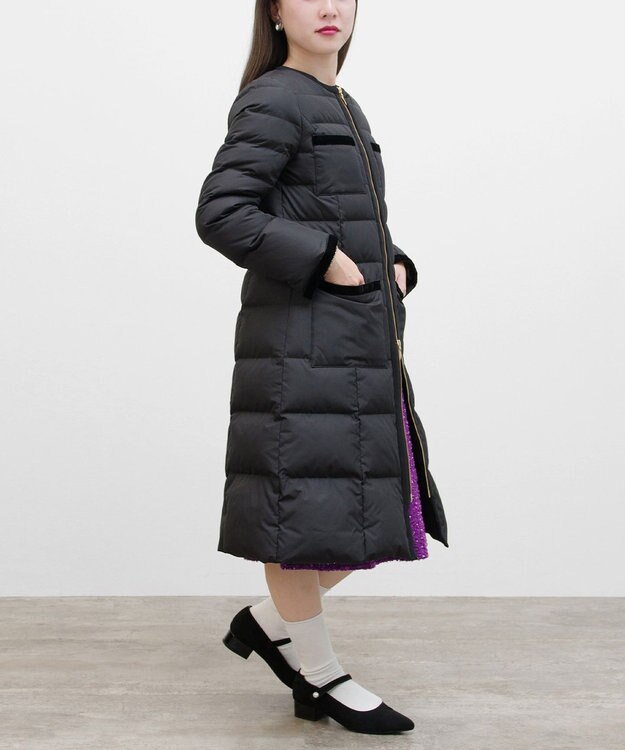 TOCCA COSMO NEW ロングダウンコート ブラック系